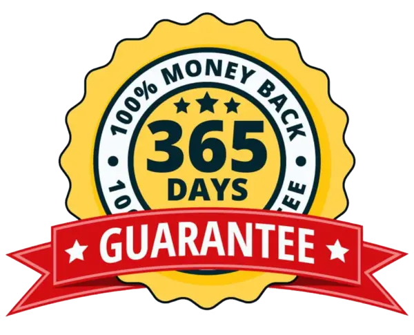 Sonic Solace 365-Days-Money-Back-Guarantee-Badge