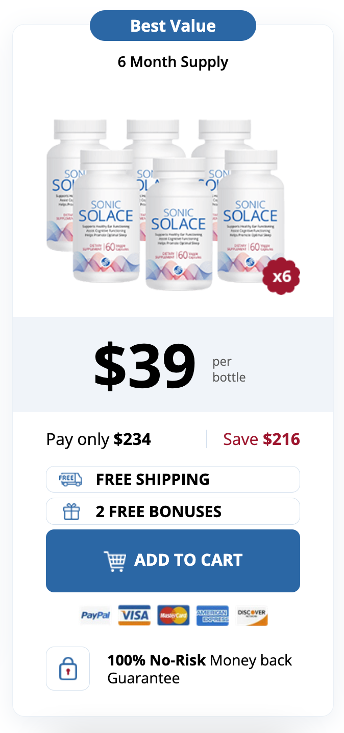 Sonic Solace 180 Day Supply Price